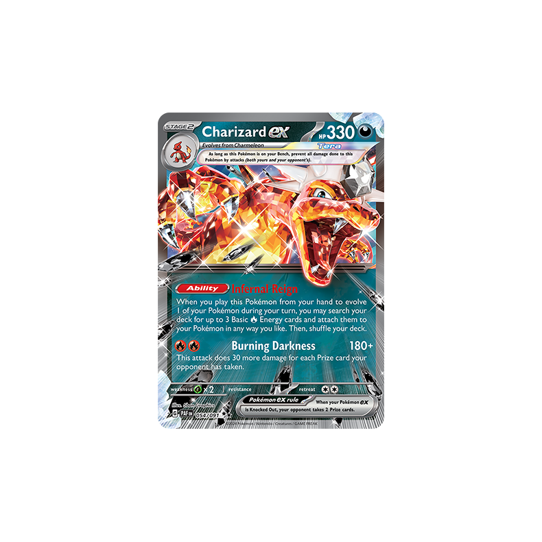 Charizard ex 054/091 - Paldean Fates Enkeltkort