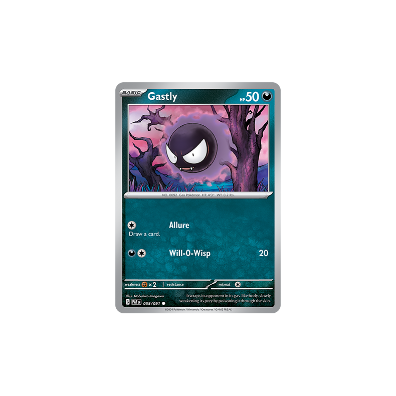Gastly 055/091 - Paldean Fates Enkeltkort