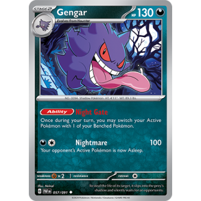 Gengar 057/091 - Paldean Fates Enkeltkort