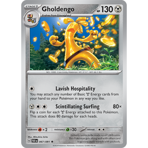 Gholdengo 067/091 - Paldean Fates Enkeltkort