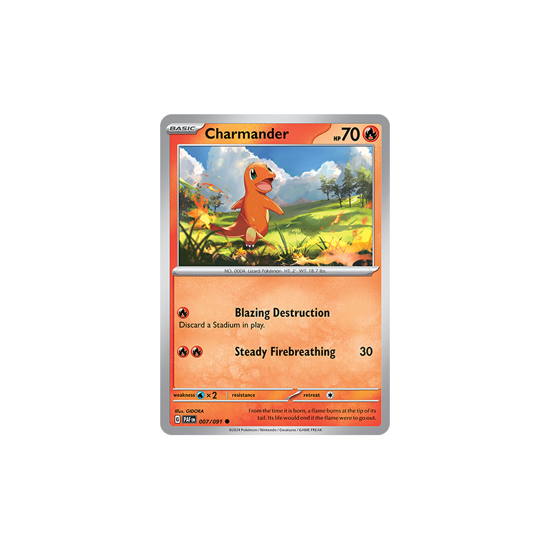 Charmander 007/091 - Paldean Fates Enkeltkort