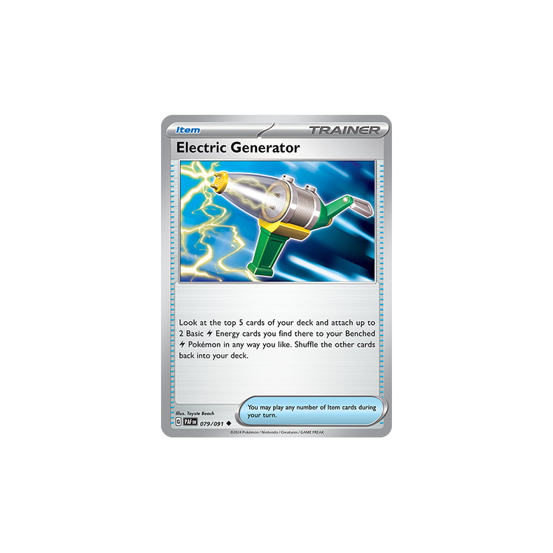 Electric Generator 079/091 - Paldean Fates Enkeltkort