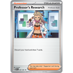 Professor's Research [Professor Sada] 087/091 - Paldean Fates Enkeltkort