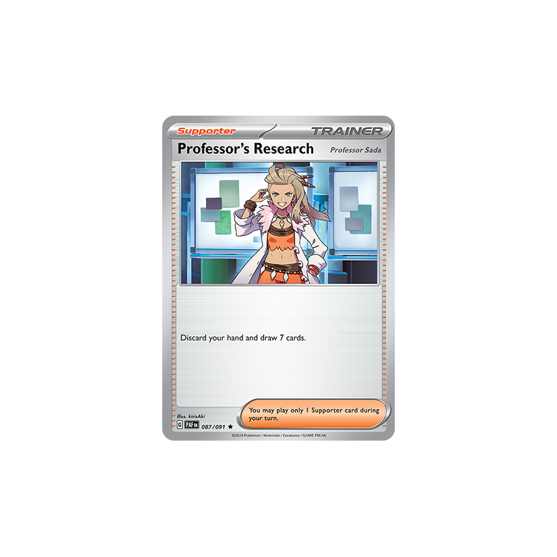 Professor's Research [Professor Sada] 087/091 - Paldean Fates Enkeltkort