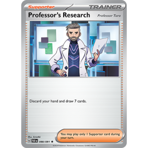 Professor's Research [Professor Turo] 088/091 - Paldean Fates Enkeltkort