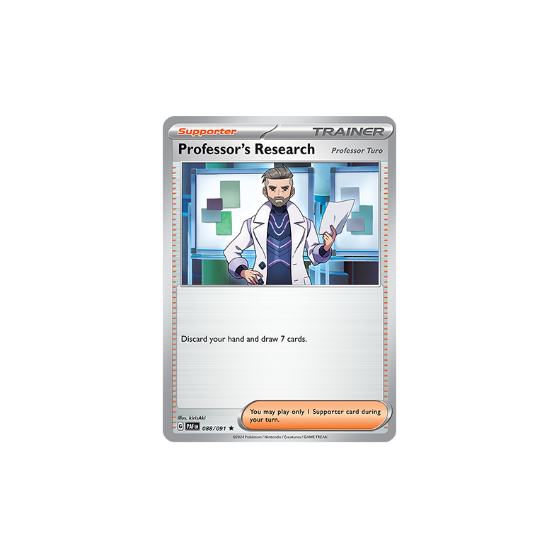 Professor's Research [Professor Turo] 088/091 - Paldean Fates Enkeltkort