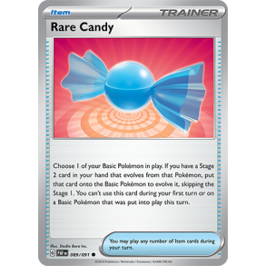 Rare Candy 089/091 - Paldean Fates Enkeltkort