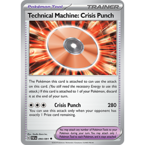 Technical Machine: Crisis Punch 090/091 - Paldean Fates Enkeltkort