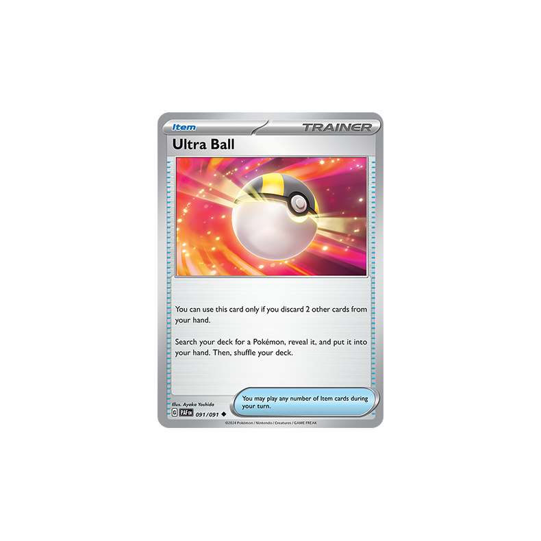 Ultra Ball 091/091 - Paldean Fates Enkeltkort