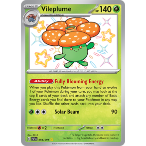 Vileplume 094/091 - Paldean Fates Enkeltkort