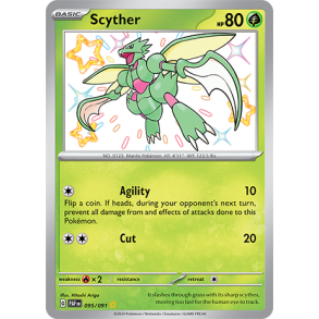 Scyther 095/091 - Paldean Fates Enkeltkort