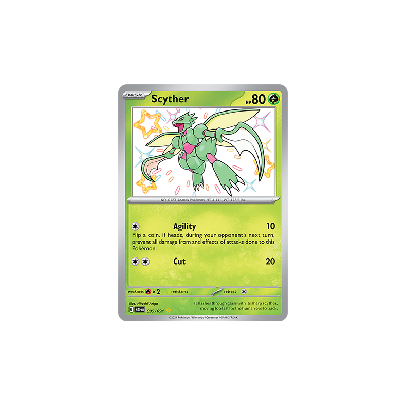 Scyther 095/091 - Paldean Fates Enkeltkort