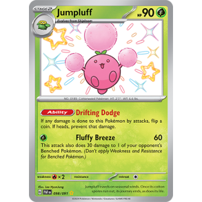 Jumpluff 098/091 - Paldean Fates Enkeltkort