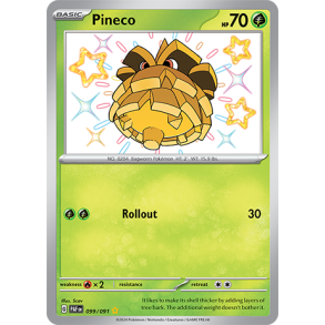 Pineco 099/091 - Paldean Fates Enkeltkort