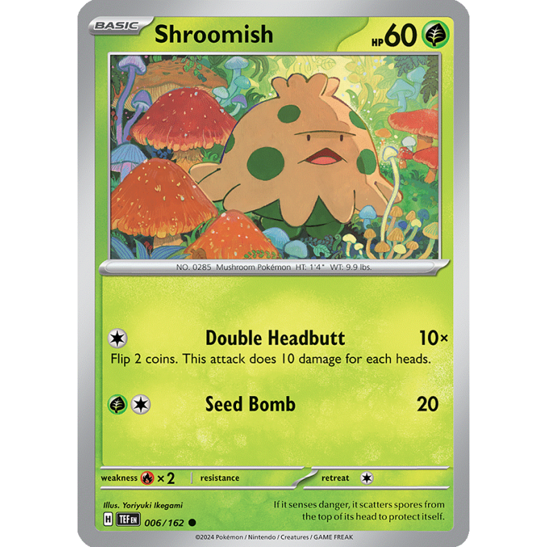Shroomish 006/162 - Temporal Forces Enkeltkort