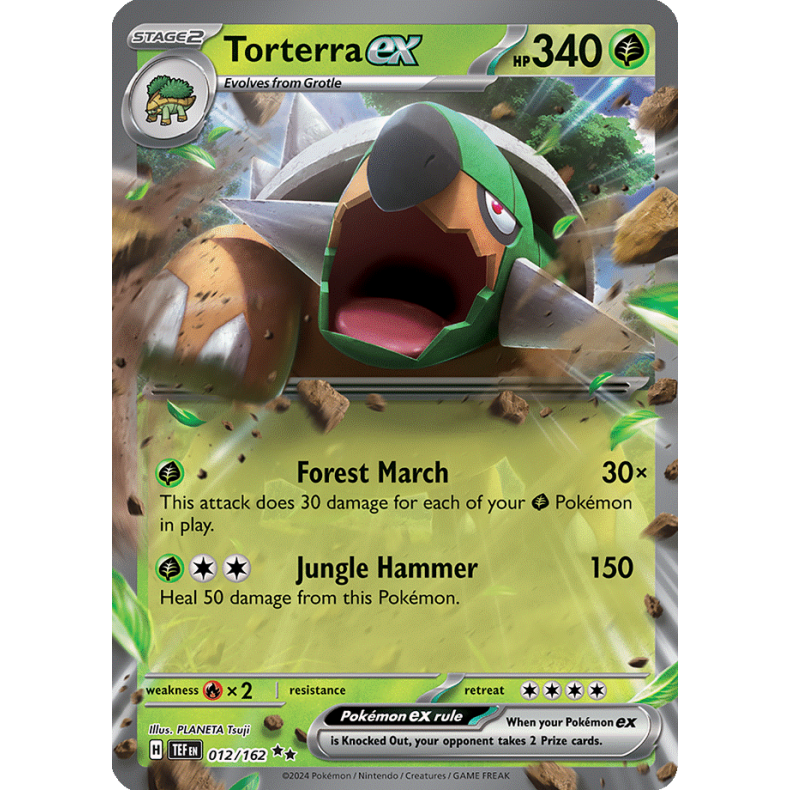 Torterra ex 012/162 - Temporal Forces Enkeltkort