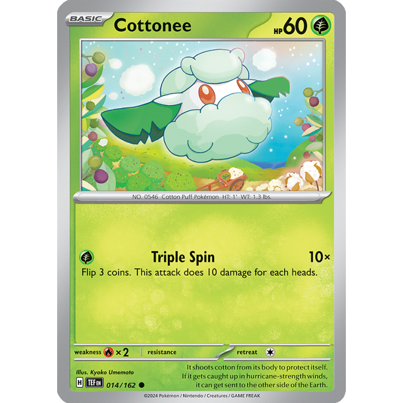 Cottonee 014/162 - Temporal Forces Enkeltkort
