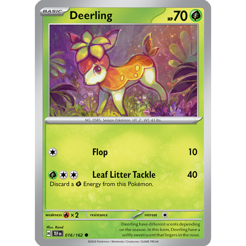 Deerling 016/162 - Temporal Forces Enkeltkort