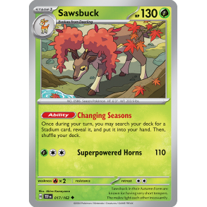 Sawsbuck 017/162 - Temporal Forces Enkeltkort