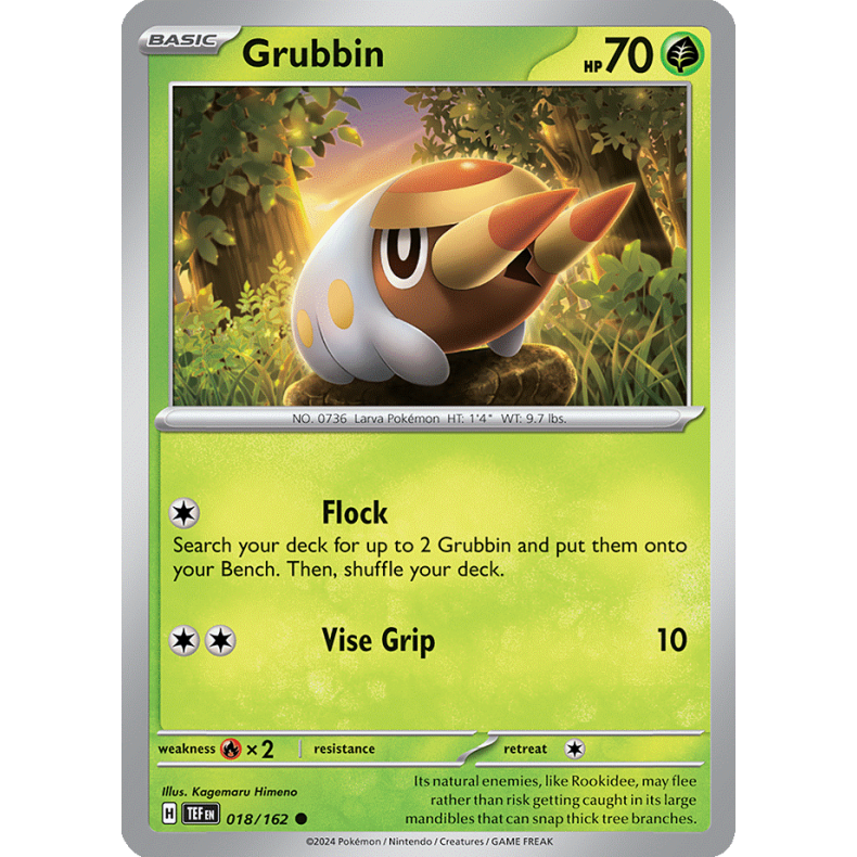 Grubbin 018/162 - Temporal Forces Enkeltkort