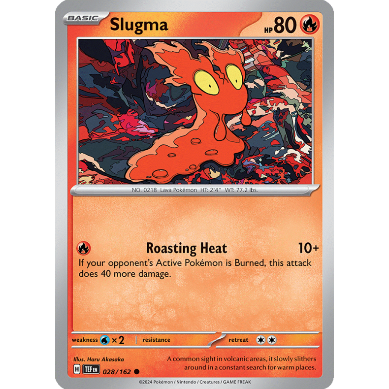 Slugma 028/162 - Temporal Forces Enkeltkort