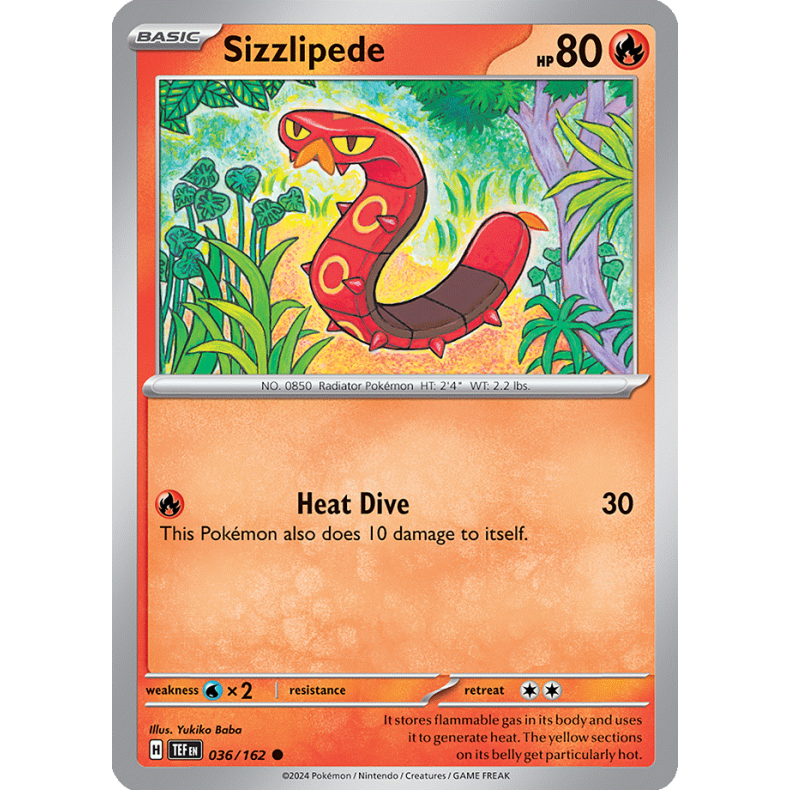 Sizzlipede 036/162 - Temporal Forces Enkeltkort