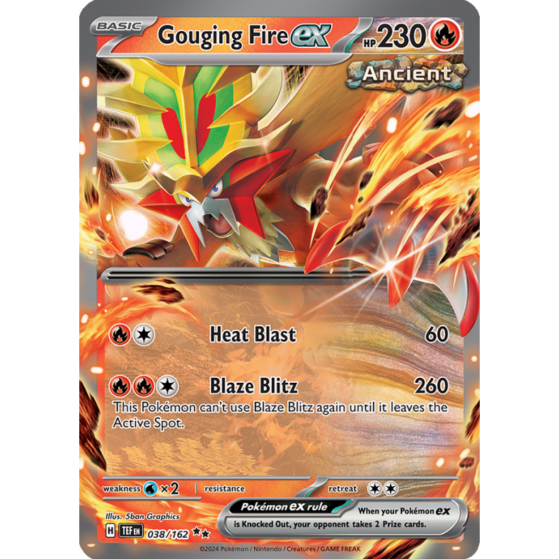Gouging Fire ex 038/162 - Temporal Forces Enkeltkort