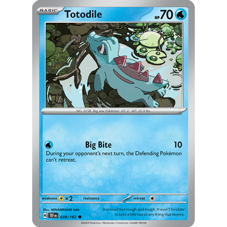 Totodile 039/162 - Temporal Forces Enkeltkort