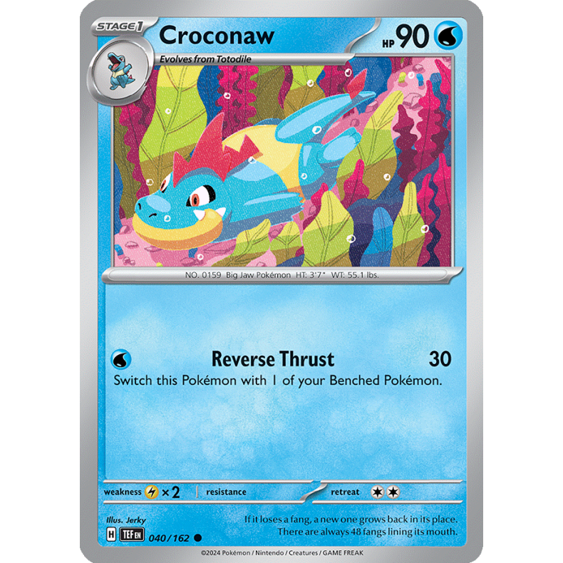 Croconaw 040/162 - Temporal Forces Enkeltkort