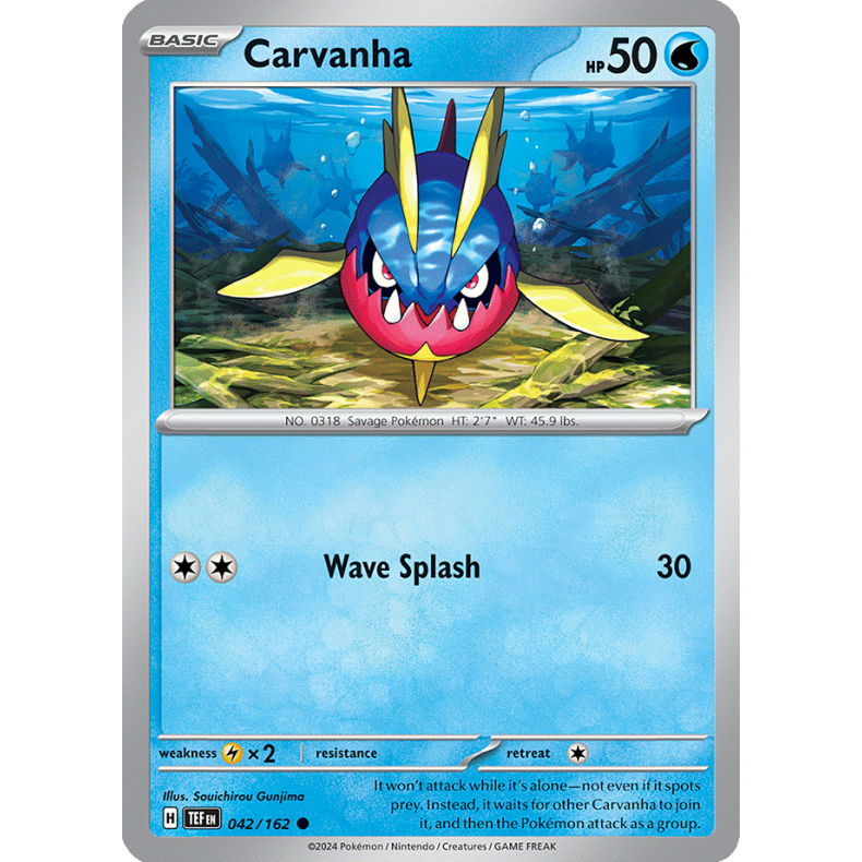 Carvanha 042/162 - Temporal Forces Enkeltkort