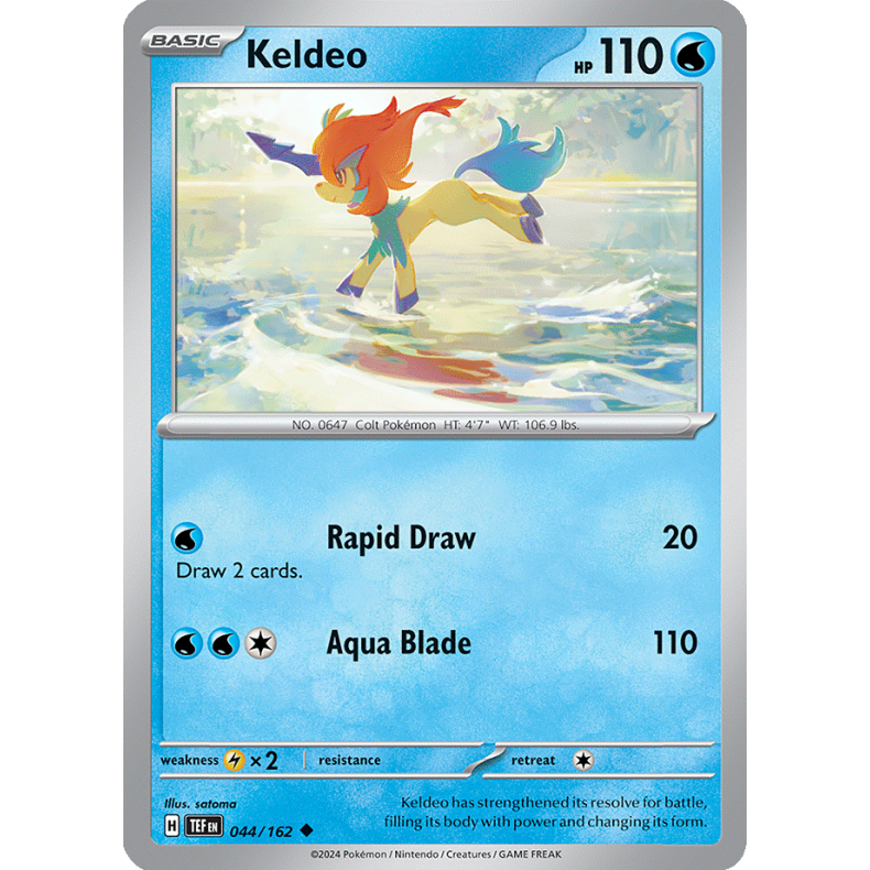 Keldeo 044/162 - Temporal Forces Enkeltkort