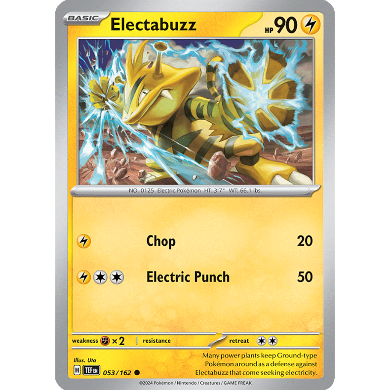 Electabuzz 053/162 - Temporal Forces Enkeltkort