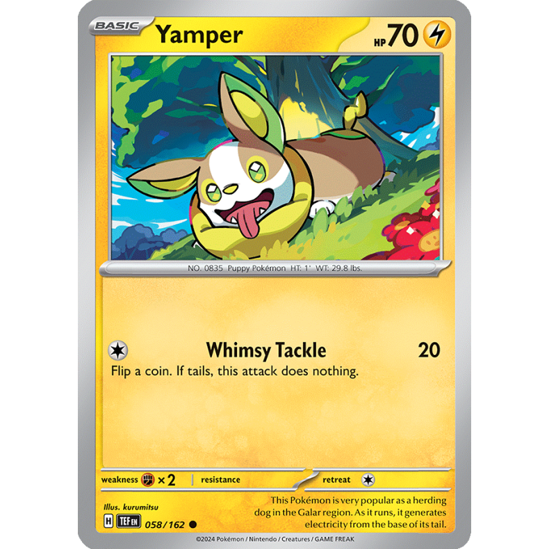 Yamper 058/162 - Temporal Forces Enkeltkort