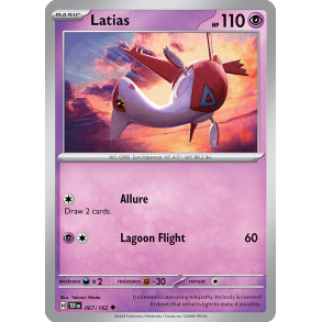 Latias 067/162 - Temporal Forces Enkeltkort