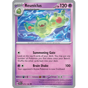 Reuniclus 072/162 - Temporal Forces Enkeltkort