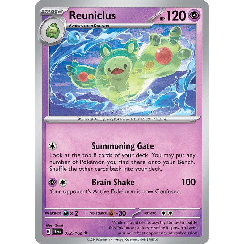Reuniclus 072/162 - Temporal Forces Enkeltkort