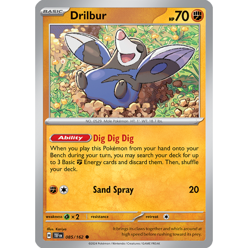 Drilbur 085/162 - Temporal Forces Enkeltkort