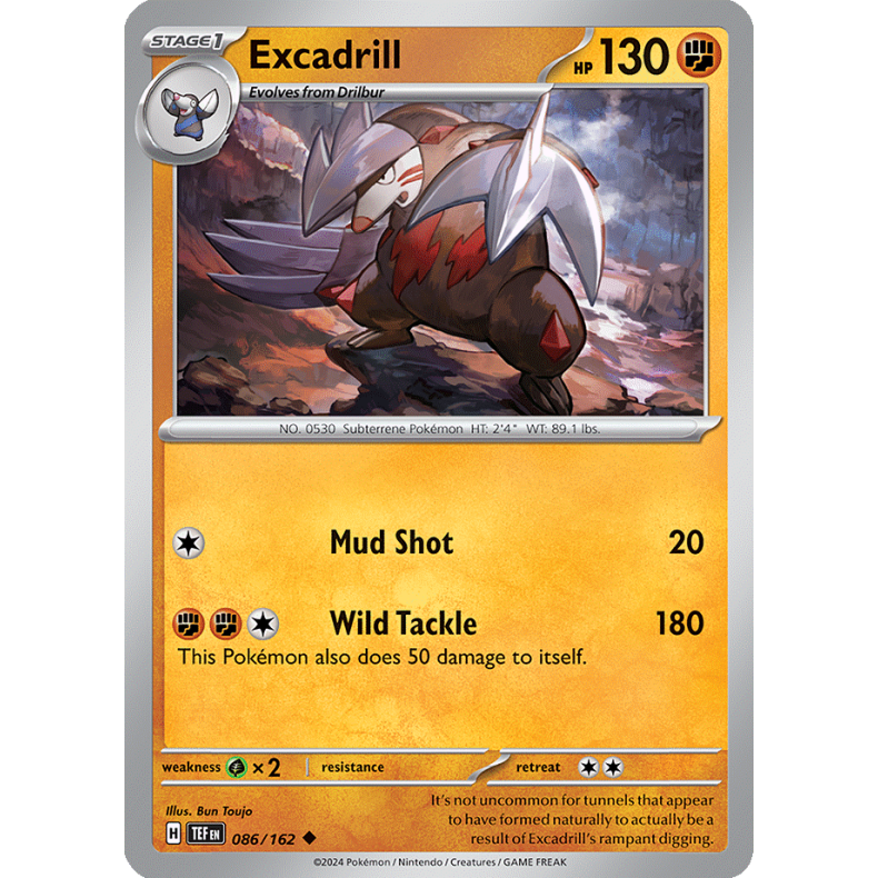 Excadrill 086/162 - Temporal Forces Enkeltkort