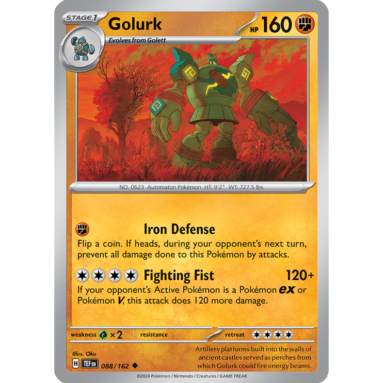 Golurk 088/162 - Temporal Forces Enkeltkort