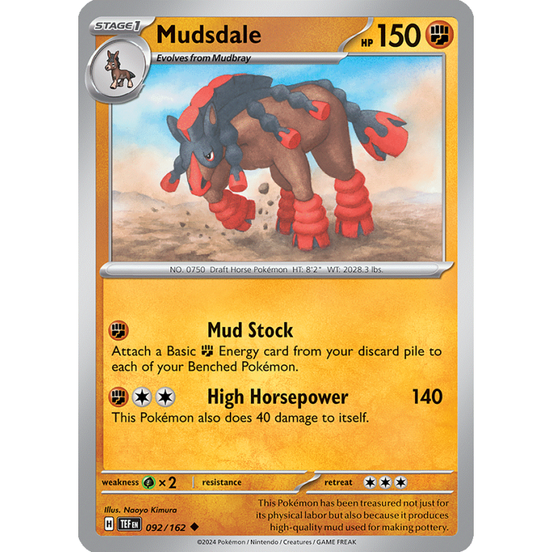 Mudsdale 092/162 - Temporal Forces Enkeltkort