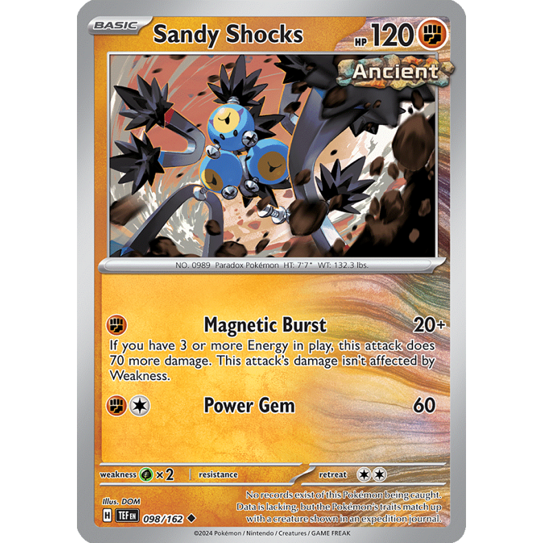 Sandy Shocks 098/162 - Temporal Forces Enkeltkort