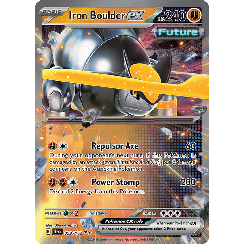 Iron Boulder ex 099/162 - Temporal Forces Enkeltkort