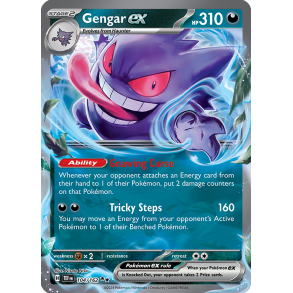 Gengar ex 104/162 - Temporal Forces Enkeltkort