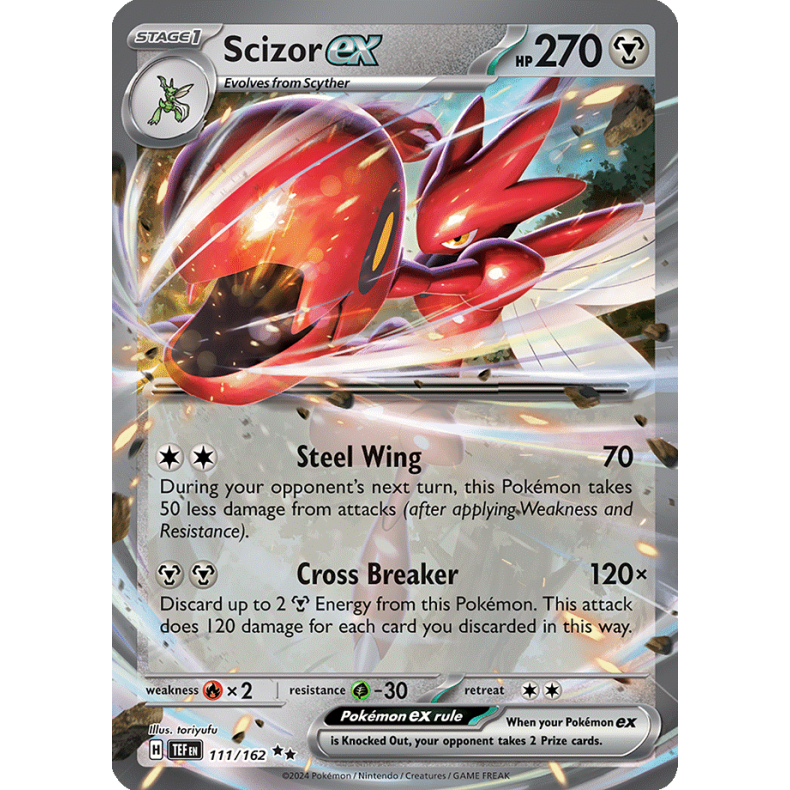 Scizor ex 111/162 - Temporal Forces Enkeltkort