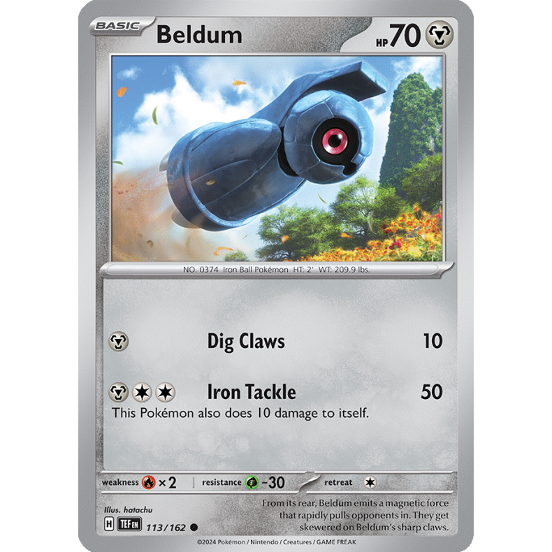 Beldum 113/162 - Temporal Forces Enkeltkort