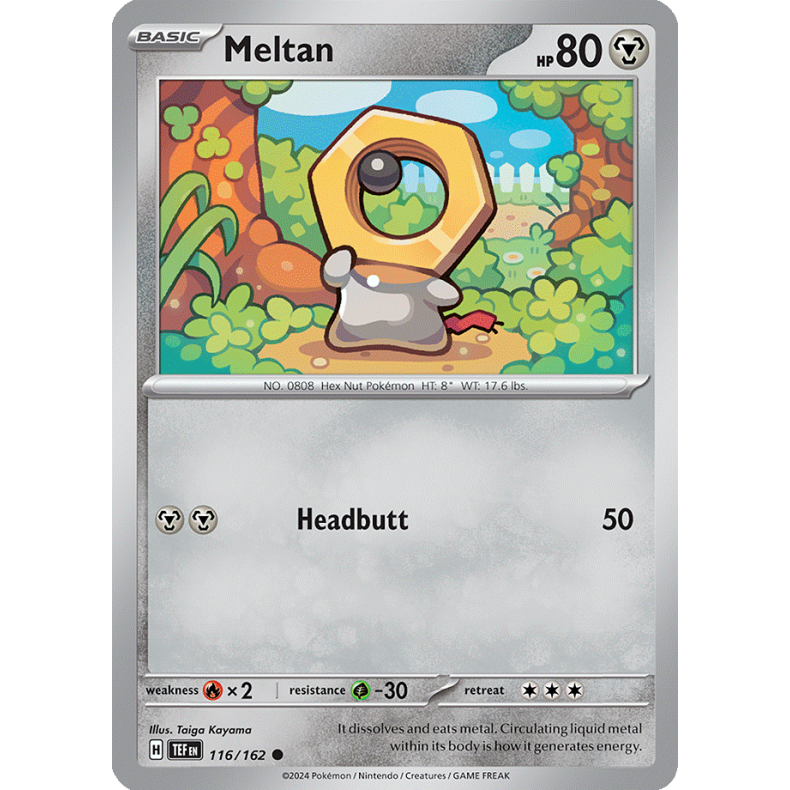 Meltan 116/162 - Temporal Forces Enkeltkort