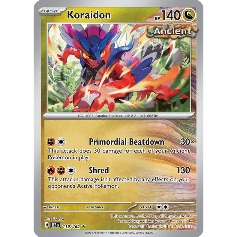 Koraidon 119/162 - Temporal Forces Enkeltkort