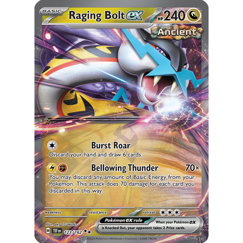 Raging Bolt ex 123/162 - Temporal Forces Enkeltkort