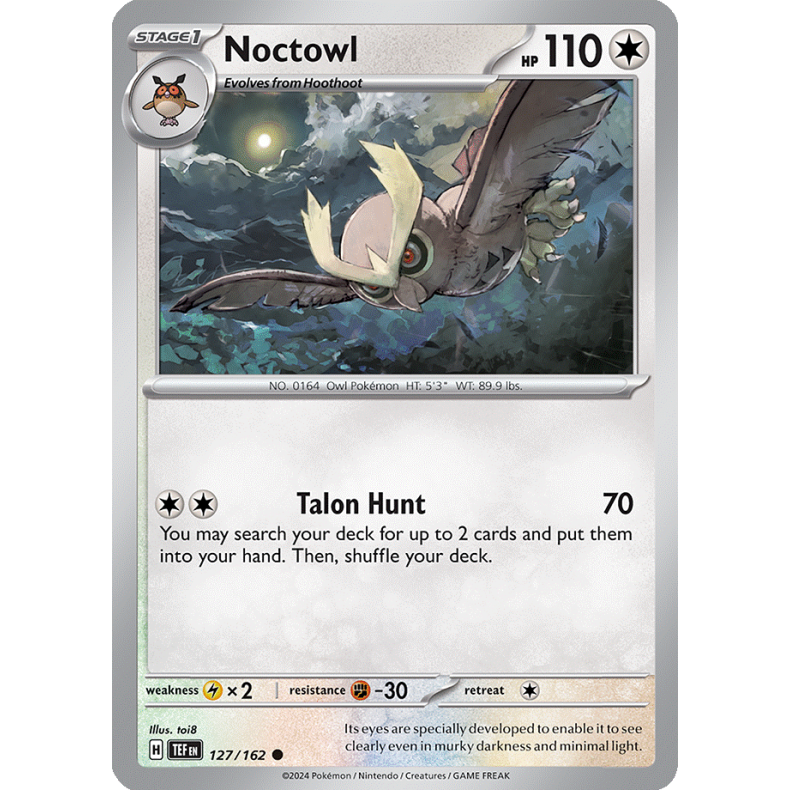 Noctowl 127/162 - Temporal Forces Enkeltkort