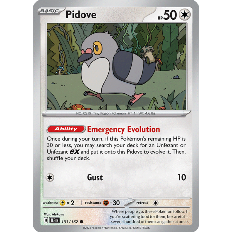 Pidove 133/162 - Temporal Forces Enkeltkort